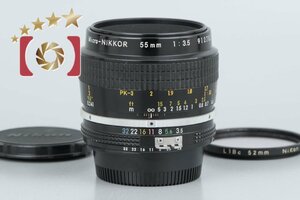 【中古】Nikon ニコン New Micro-NIKKOR 55mm f/3.5 Ai改