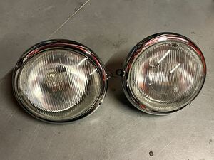 VW フォルクスワーゲン タイプ2 ヘッドライト アッセンブリー ASSY 涙目 ヨーロピアン カットレンズ European headlight lens T-2 NO.2863