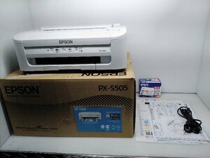 美品 EPSON エプソン プリンター PX-S505 A4 インクジェット B531F コンパクト 2022年製