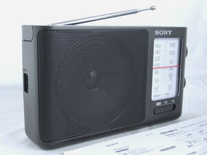 極上品 SONY ICF-506 完全動作品 高感度 DSPラジオ ワイドFM 電源ランプ 同調ランプ チューニングダイヤル コンパクト ポータブル