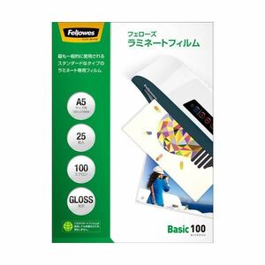 【新品】(まとめ) フェローズ ラミネートフィルム A5100μ 5848601 1パック(25枚) 【×30セット】