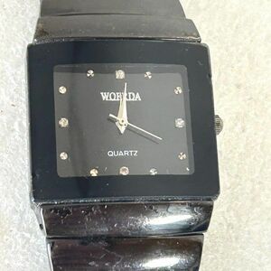 WOERDA ブラックベルト 腕時計【M1224】