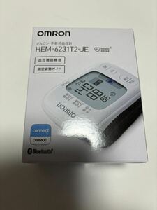 新品未使用 OMRON オムロン HEM-6231T2-JE Bluetooth 手首式血圧計 