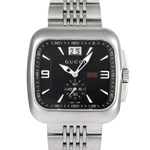 グッチ GUCCI クーペ YA131305 ブラック文字盤 新品 腕時計 メンズ
