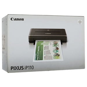 【中古】Canon製 インクジェットプリンタ PIXUS iP110 保証書・インクなし 展示品 [管理:1050022291]