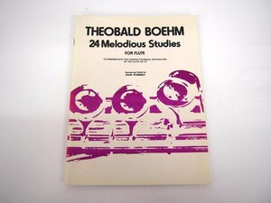 ★　【楽譜　Theobald Boehm 24 Melodische Studies for flute Op.37】140-02308