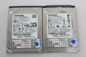 TOSHIBA MQ01ABD100 MQ04ABF100 1TB 2.5 HDD SATA 動作品 2個セット☆