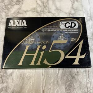 AXIA カセットテープ ハイポジ Hi 54 アクシア 年代物