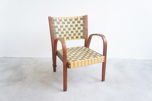 OUTLET SALE!フランチミッドセンチュリー steiner ヴィンテージBow wood chair②/ボウウッド/Pierre Guariche/ARP/フランス/デザイナー家具