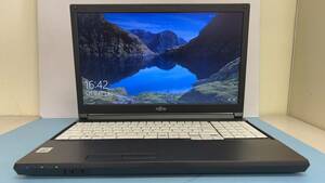 中古ノートパソコン★Windows10★Fujitsu Core i5-10310U/@2.21GHz/8GB/SSD 256GB/15インチ以上★c