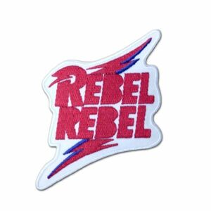 David Bowie アイロンパッチ／ワッペン デヴィッド・ボウイ Rebel Rebel