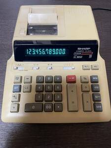 SHARP 電卓 COMPET CS-2630L シャープ コンペット 昭和レトロ アンティーク　計算機 当時物 CASIO