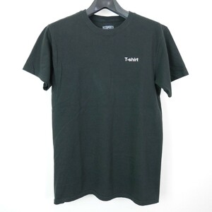 17SS VETEMENTS ヴェトモン Hanes ヘインズ Entry Level T-shirt コットン 半袖 ロゴ Tシャツ カットソー BLACK S