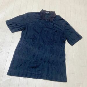 3789☆ ISSEY MIYAKE MEN イッセイミヤケ メン トップス ポロシャツ メンズ ブラック