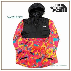 WOMENS/S◆USモデル◆THE NORTH FACE プリントアノラック W PRINT FANORAK NF0A3SX3P1Q WINDWALL アウトドア アメリカ正規 (9835)