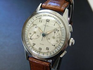 6080 希少売切り☆ ギャレット クロノグラフ Excelsior Park 4? GALLET Chronograph 1950年代 手巻き メンズ 腕時計 アンティーク