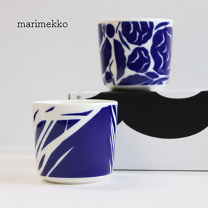 コーヒーカップ ２個セット 食器ギフト ハンドルなし 北欧食器 プレゼント マリメッコ marimekko ルードゥット Ruudut ラテマグ 200ml