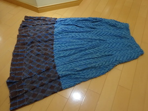イッセイミヤケ HaaT ハート プリーツ ISSEY MIYAKE スカート ボトムス サイズ2 日本製 ウエストゴム