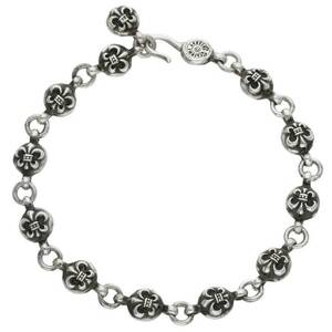 クロムハーツ Chrome Hearts NO2 BALL/#1BSフレアボール サイズ:#1 シルバーブレスレット 中古 SJ02