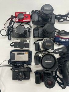 1円スタート フィルムカメラ おまとめ10点 Konica MINOLTA 京セラ OLYMPUS Canon TAMRON Nikon YASHICA カメラ