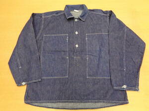 希少オリジナル 30s NUNNALLY & McCREA CO. 社製 U.S.ARMY M-35 DENIM PULLOVER JACKET アーミー デニム プルオーバージャケット Size : M