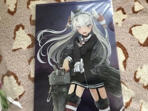 d022クリアファイル　艦隊これくしょん～艦これ～ コンプティーク特典　天津風　しずまよしのり