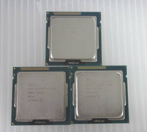 【中古】Intel CPU i7-3770k/3.50GHZ×3個