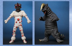 大怪獣シリーズ　ナックル星人&ブラックキング 激闘カラーVer.　限定品　エクスプラス　X-PLUS