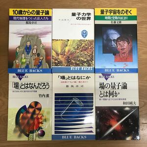 【送料無料】10歳からの量子論 量子力学の世界 「場」とはなにか 他 ブルーバックス まとめて6冊セット 17 / BLUEBACKS k124