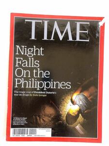 洋雑誌 TIME ASIA タイム 『Night Falls on the Philippines』16/09/17