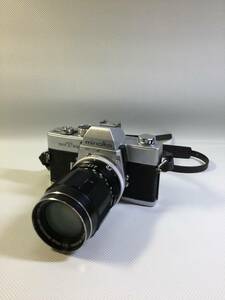 S910☆minolta ミノルタ SRT 101 カメラ 一眼レフ フィルムカメラ レンズ/ROKKOR-QD/f=135mm/1:3.5