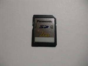 2GB　Panasonic　SDカード　フォーマット済み　メモリーカード