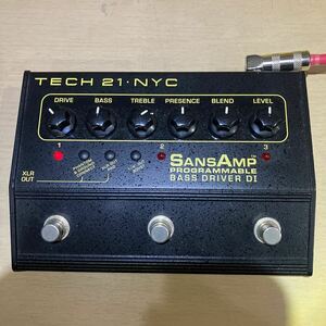 TECH21 SANSAMP PROGRAMMABLE BASS DRIVER DI 