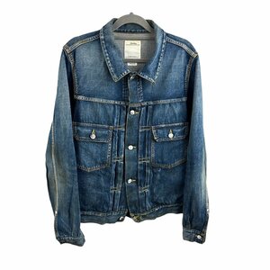 A938●VISVIM ビズビム●DMGD-1000 19AW SS 101 JKT 　ユーズド加工　デニムジャケット■0119205006006■２サイズ