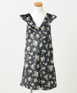 any FAM★新品　ベロア/花柄 サロペット/オンワード樫山★size100~110