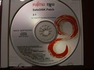 送料最安 140円 CDF32：富士通 PFU　SafeDISK Patch 2.1　for Solari Operating Environments Model No. B23P180210C2　CD 1枚のみ