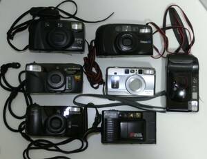 ＰＥＮＴＡＸ　ＥＳＰＩＯ１１５　ＫＹＯＣＥＲＡ　Ｃａｍｐｕｓ７０ など　コンパクトフィルムカメラ　７台