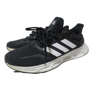 アディダス adidas SHOWTHEWAY 2.0 U ローカット ランニングシューズ スニーカー メッシュ 黒 白 25.5cm ■GY01 X レディース