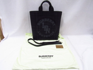 BURBERRY バーバリー 2way トートバッグ ブラック系 ■12092