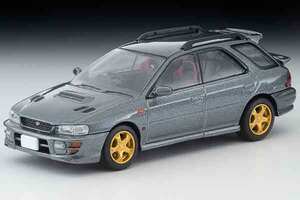 1/64 トミカ LV-N281b スバル インプレッサ ピュアスポーツワゴン WRX STi Version V グレー 98年式