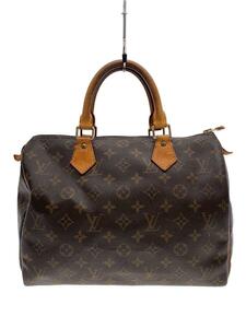 LOUIS VUITTON◆1)スピーディ30_モノグラム・キャンバス_BRW/PVC/BRW