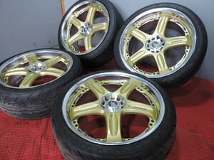 ☆期間限定値下げ！希少☆ RAYS VOLKRACING GT-C FACE-1 FACE-2 19インチ 8.5J+40 9.5J+37 5H114.3 タイヤ付 トヨタ JZA80 スープラ 当時物