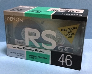 カセットテープ ノーマル DENON RS46V3 3本セット 新品