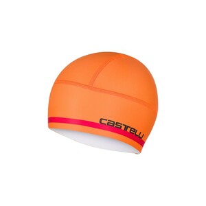 Castelli　ARRIVO 2 TH SKULLY　アンダーヘルメットキャップ　秋冬用　Orange　　フリーサイズ　　　新品未使用