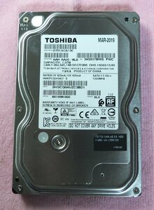 3.5インチ HDD 1TB 東芝 Toshiba 使用時間 4,117H