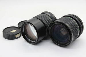 【訳あり品】 ミノルタ Minolta MD ZOOM ROKKOR 35-70mm F3.5 MD TELE ROKKOR 135mm F2.8 レンズ s4748