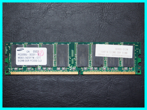 SAMSUNG M368L6423FTN-CCC PC3200 DDR400 512MB