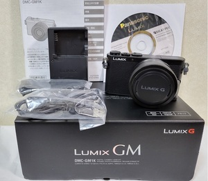 LUMIX　DMC-GM1K　ミラーレスカメラ　ブラック　Panasonic　ルミックス　パナソニック　レンズキット