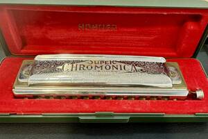 302▲ HOHNER ホーナー CHROMONICA 270 クロマチック ハーモニカ 12ホール ケース付き 試奏未確認 動作未確認 中古品 現状品 