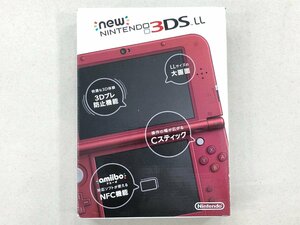 △【22】初期化済み new Nintendo 3DSLL メタリックレッド 任天堂 ニンテンドー 同梱不可 1スタ